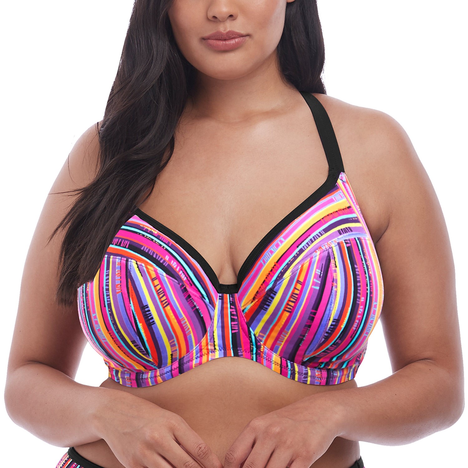 Elomi Swim Nomad Plunge Bikini Top Wired bra Bikinis Swim