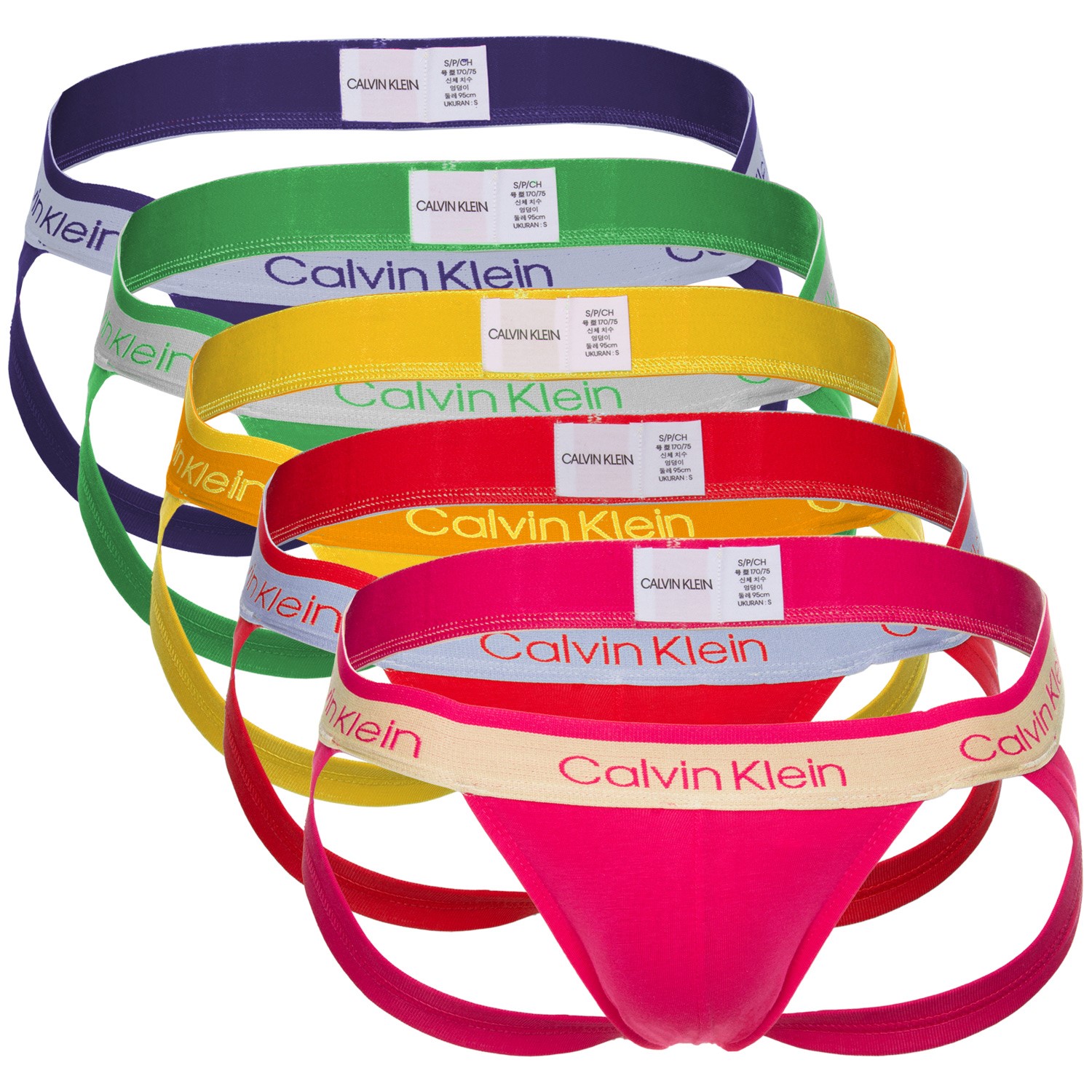 5-Pack Calvin Klein The Pride Edit - Jockstrap - Trunks - Underwear - Timarco.eu