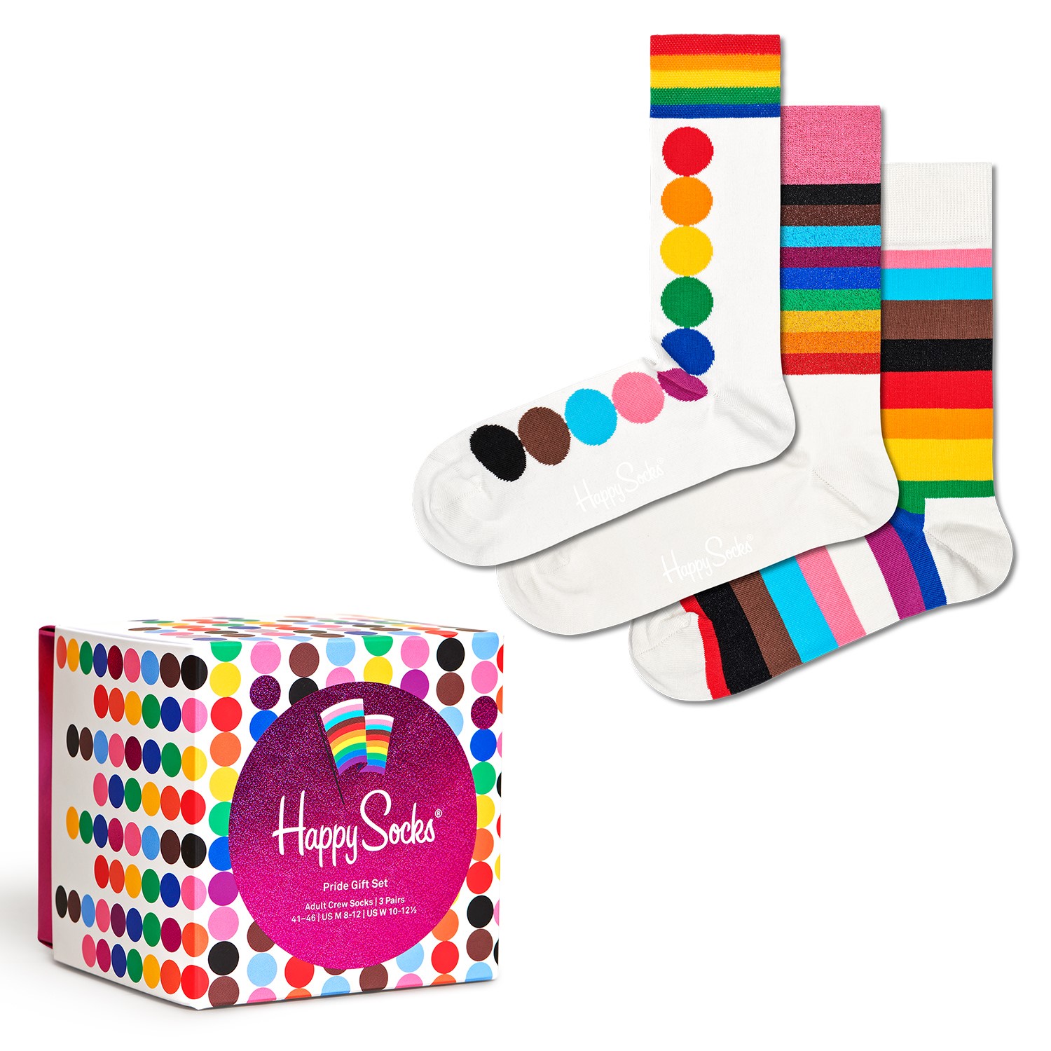2Pack Happy Socks Pride Gift Box Business socks Socks Socks