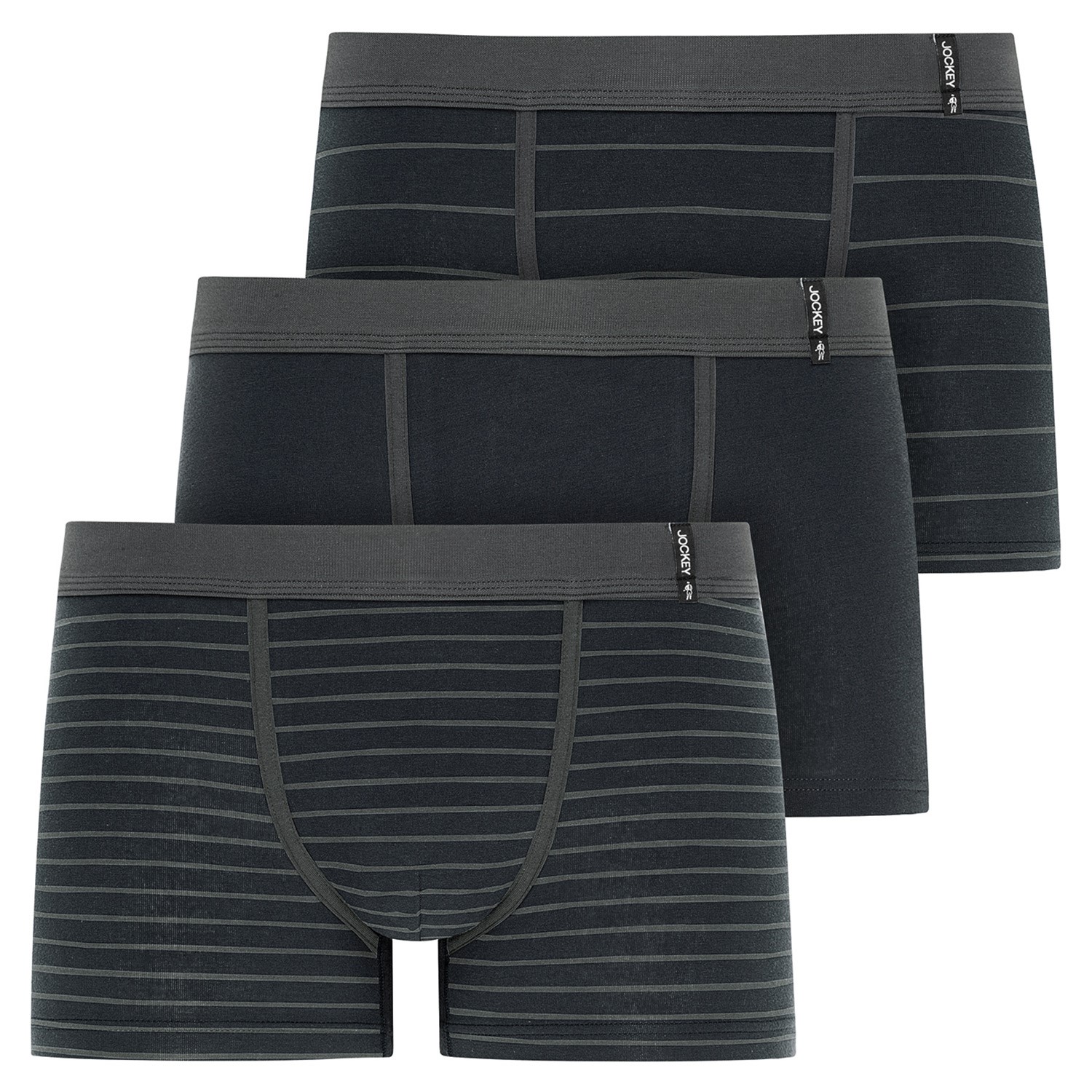 3Pack Jockey Active Cotton Trunk Boxer Trunks Underwear
