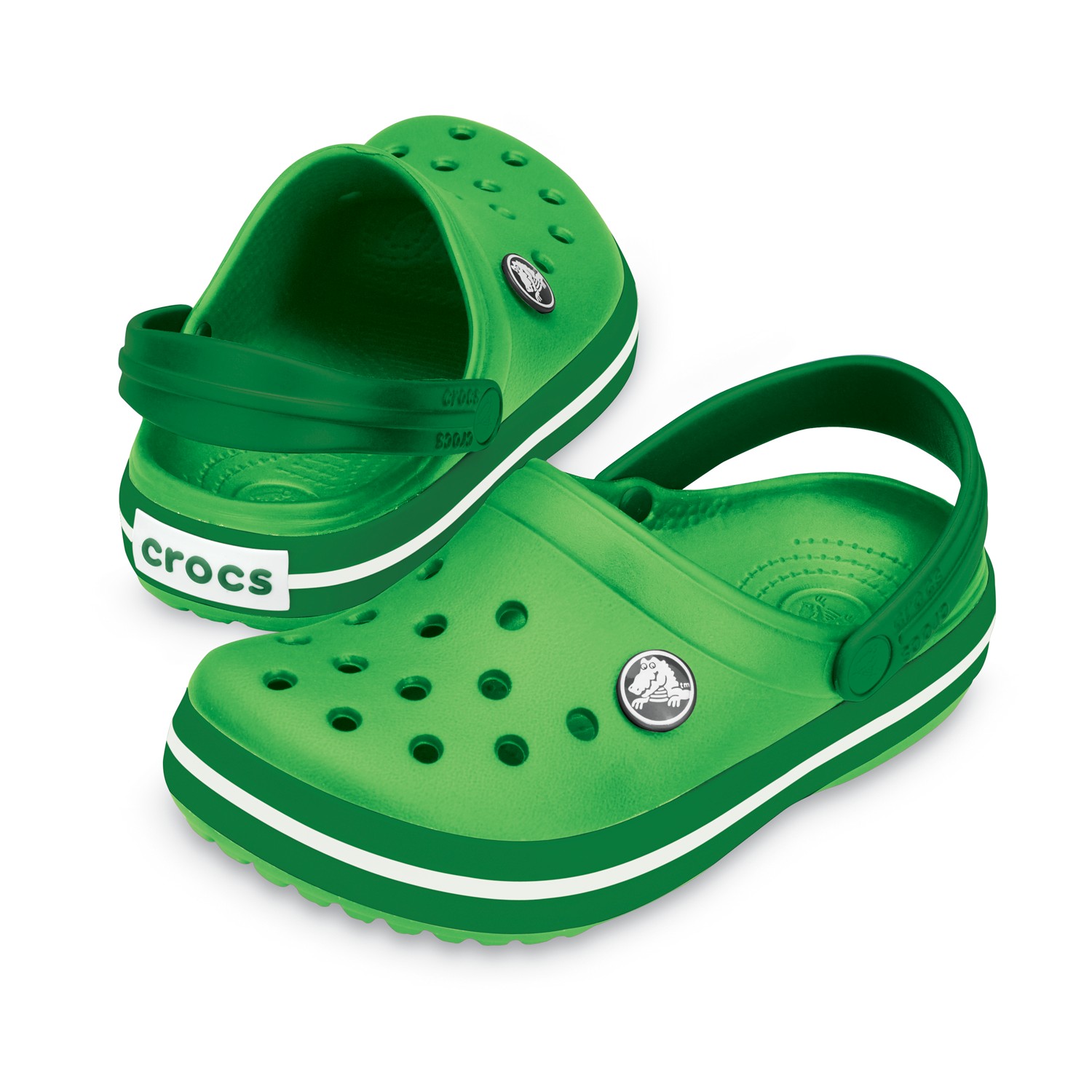 Crocs Crocband Kids Lime Green - Slippers - Everyday shoes - Shoes ...