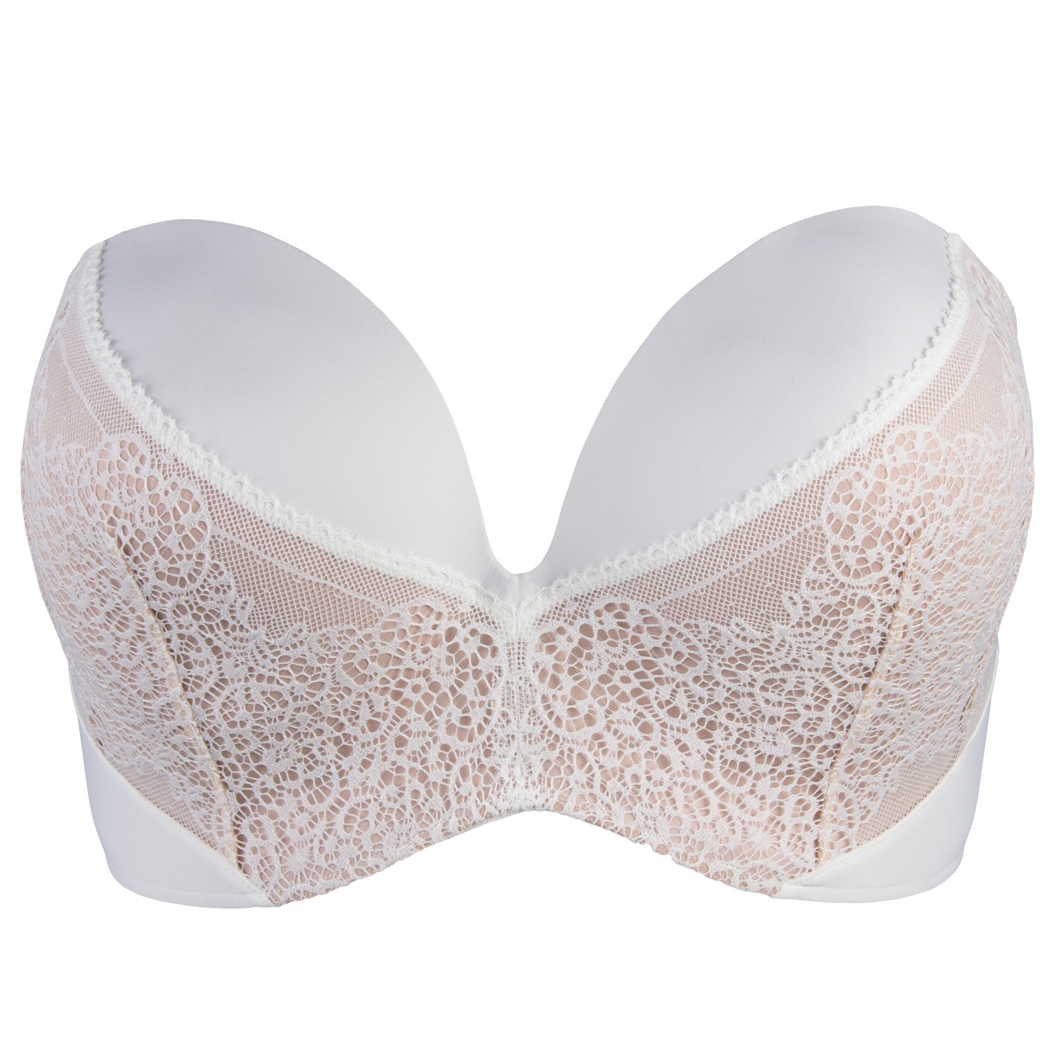 Wonderbra Perfect Strapless Lace Bra Benvit