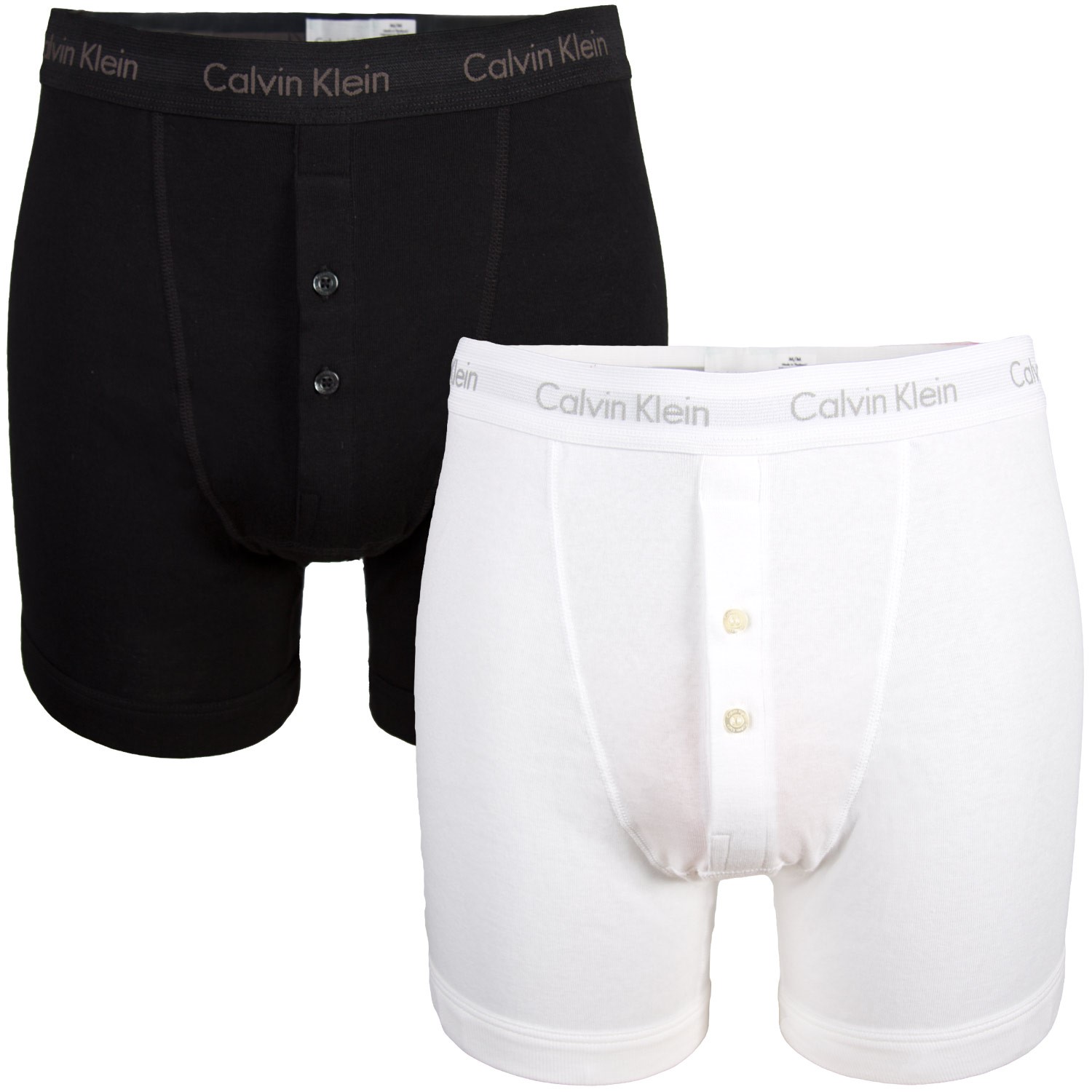 2-Pack Calvin Klein Button Fly Boxershorts - Boxer - Trunks - Underwear -  