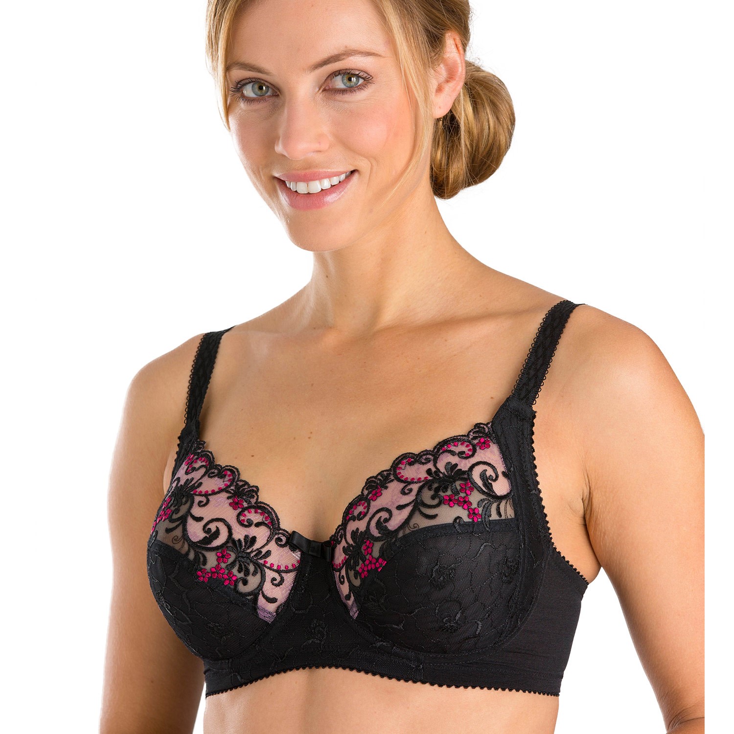 Miss Mary Underwire Bra With Elegant Embroidery Champagne