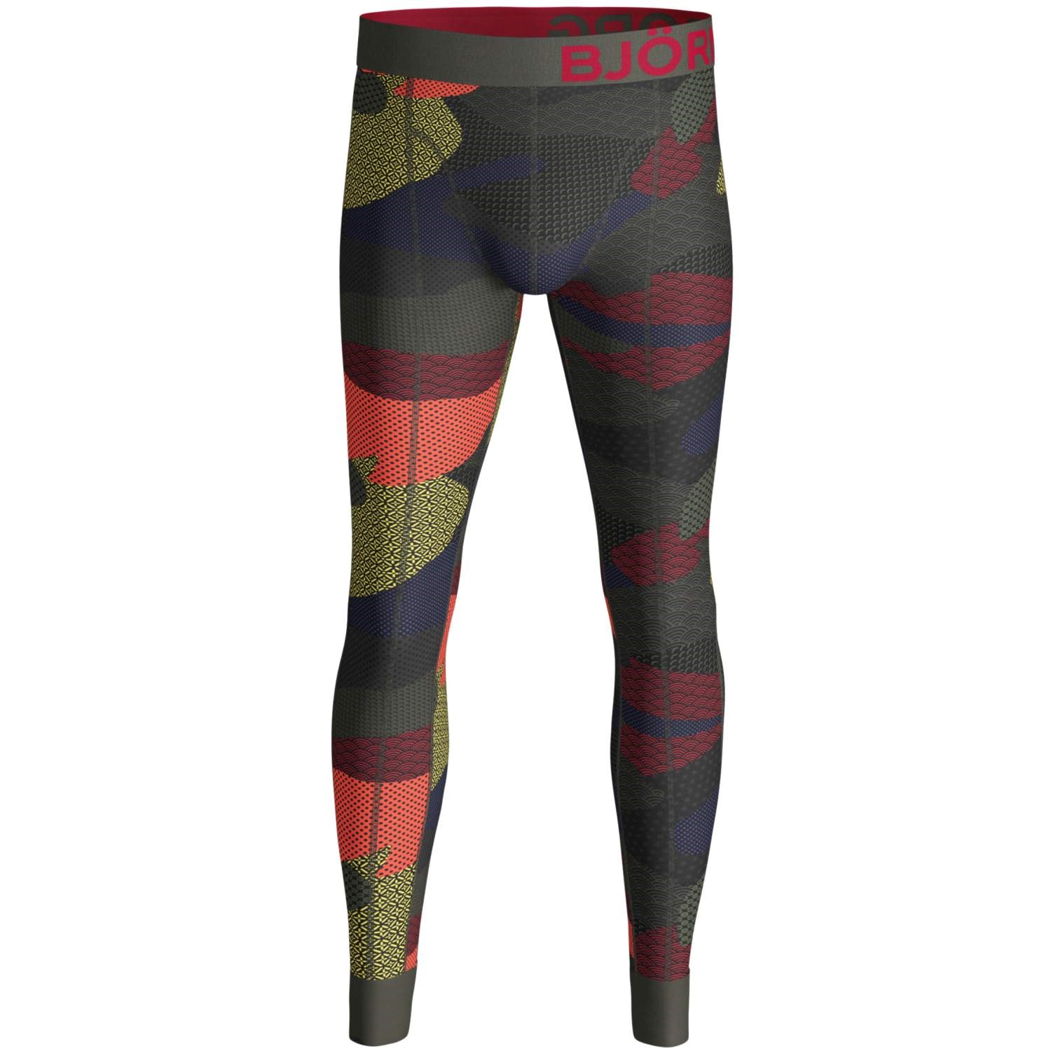 Bjorn Borg Contrast Camo Long Johns Brun Monster
