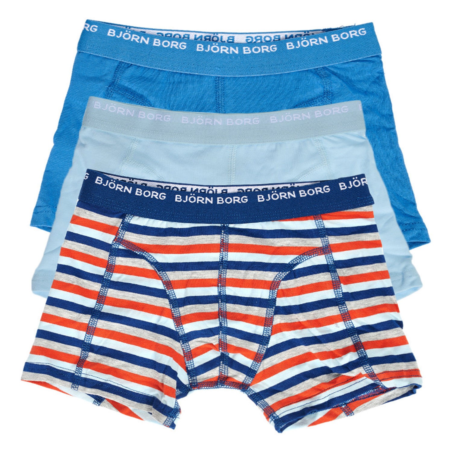 tanker uitdrukken handel 3-stuks verpakking Björn Borg Boys Basic Stripe Shorts - Boxer - Herenslips  - Ondergoed - Timarco.nl