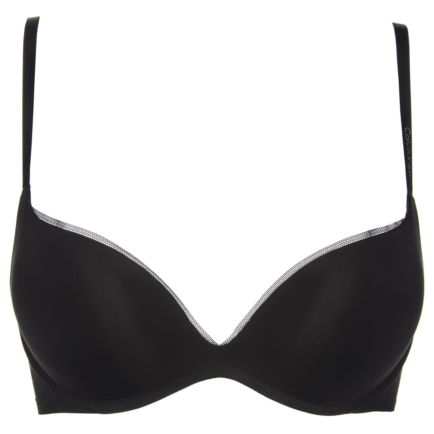 Calvin Klein Sculpted Plunge Push Up Bra Svart