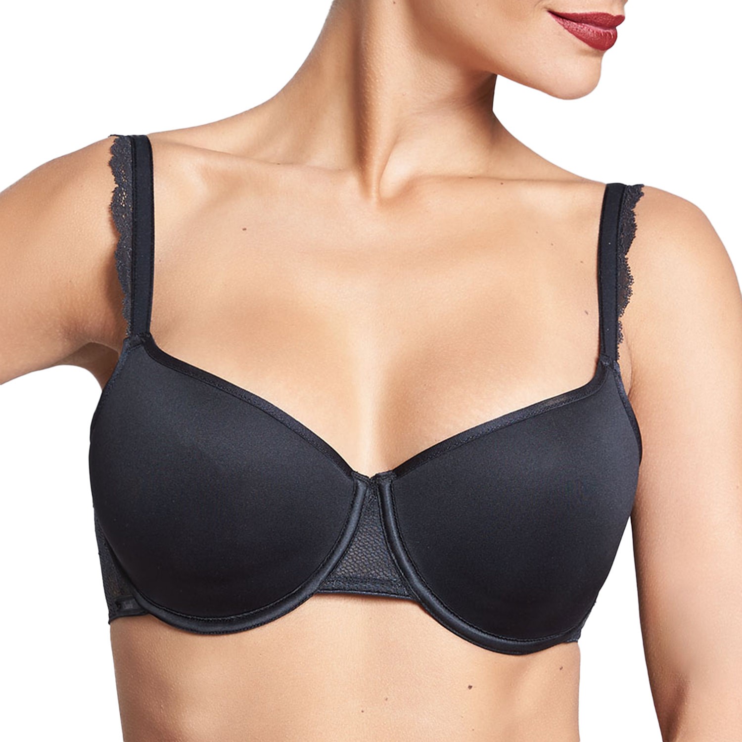 Chantelle Everyday Lace Spacer Demi-Cup Bra Ljusrosa