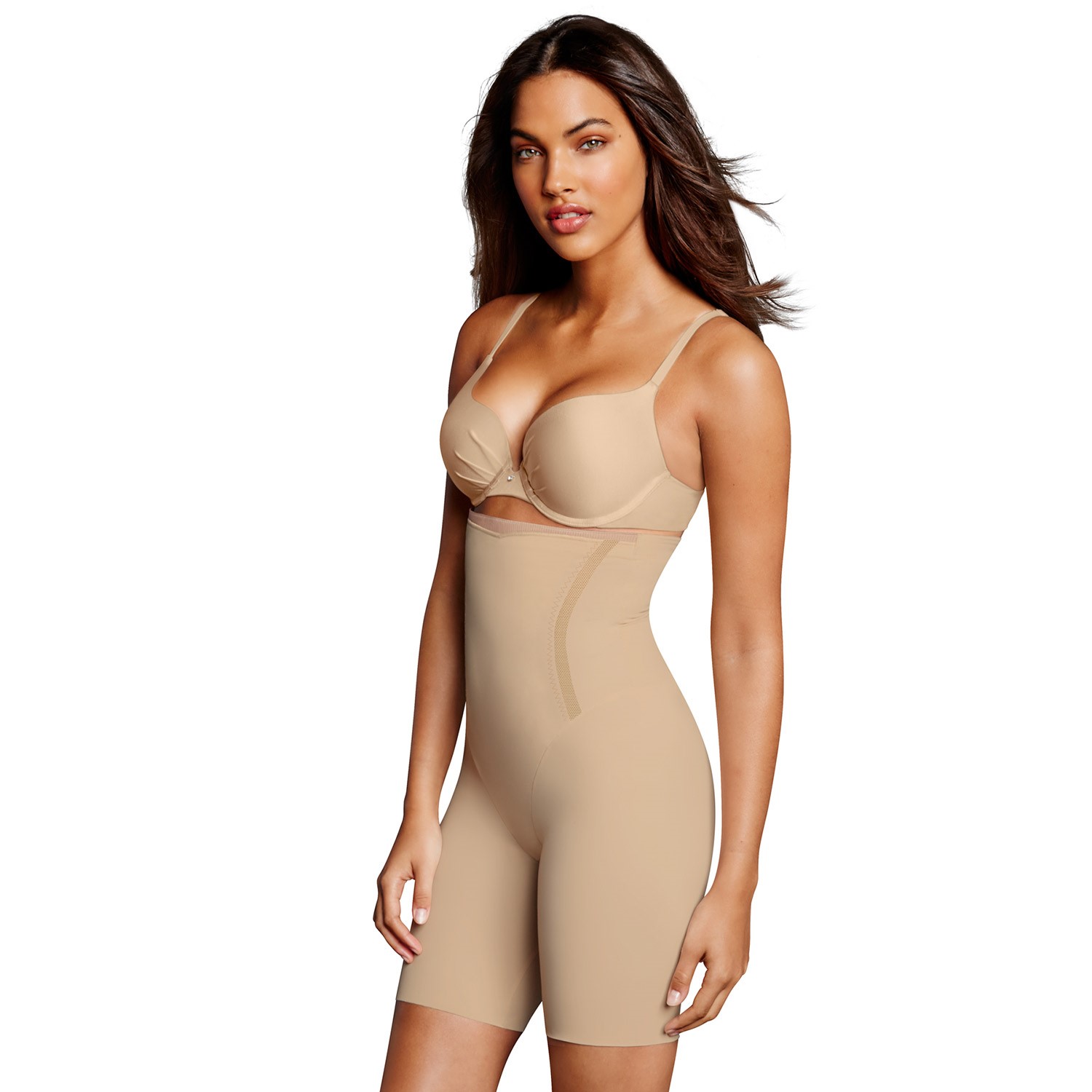 Maidenform Maidenform MaidenformFirm Control Long Leg Body - Beige