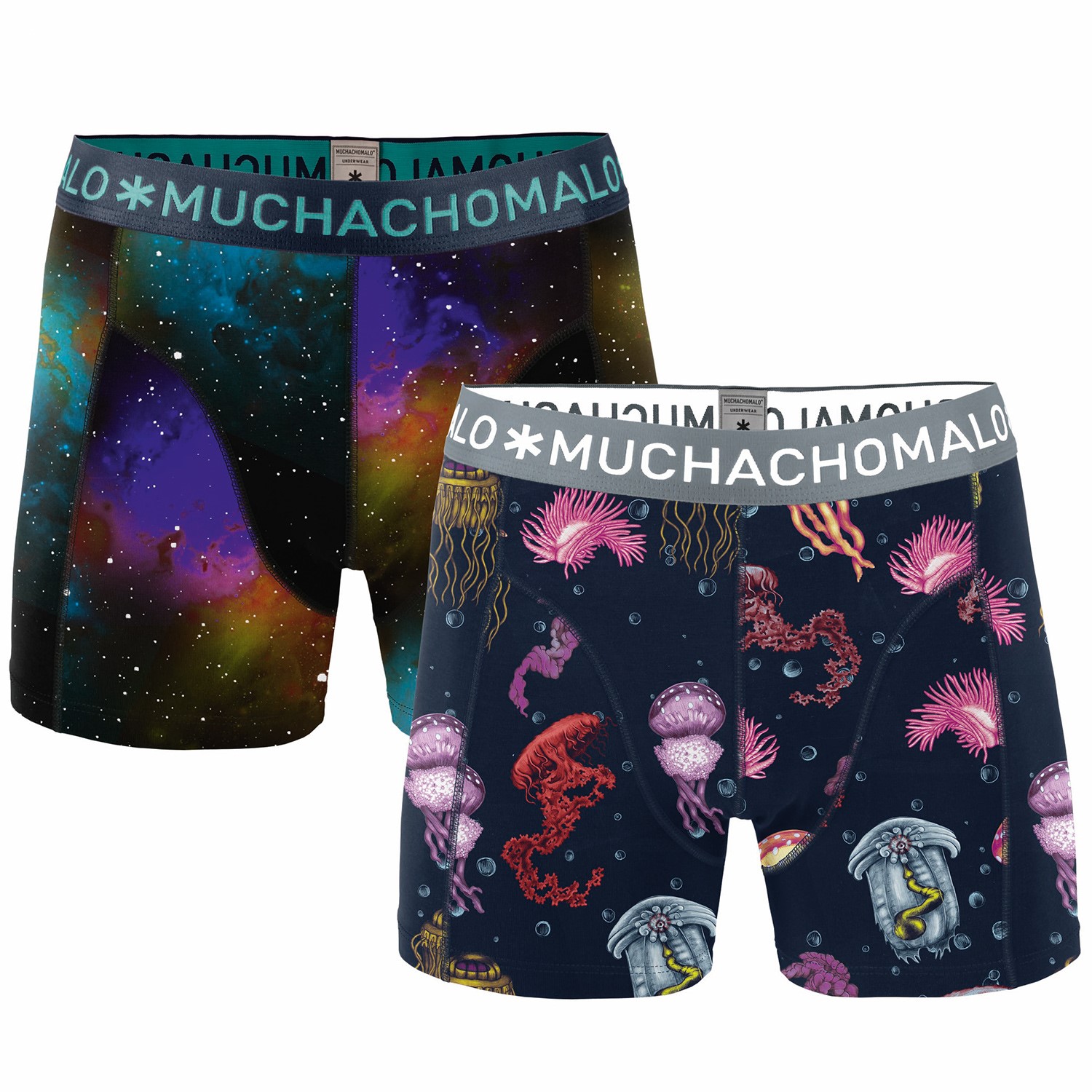 2-Pak Muchachomalo Xplore Boxer Print - Bokser - Underbukser - Undertøj -