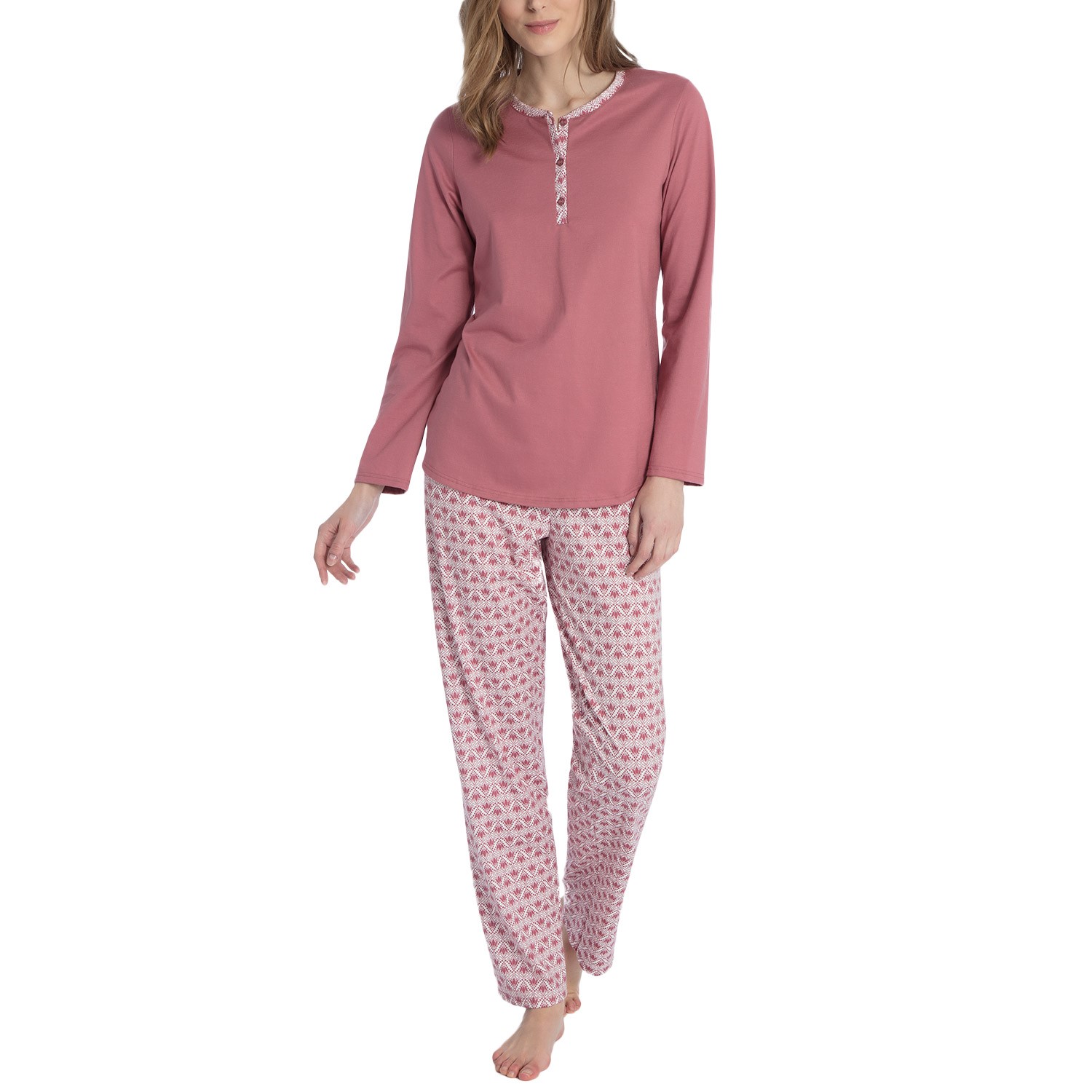 Narkoman Tilgivende arrestordre Calida Enya Pyjama With Button - Pyjamas - Nattøj - Undertøj - Timarco.dk