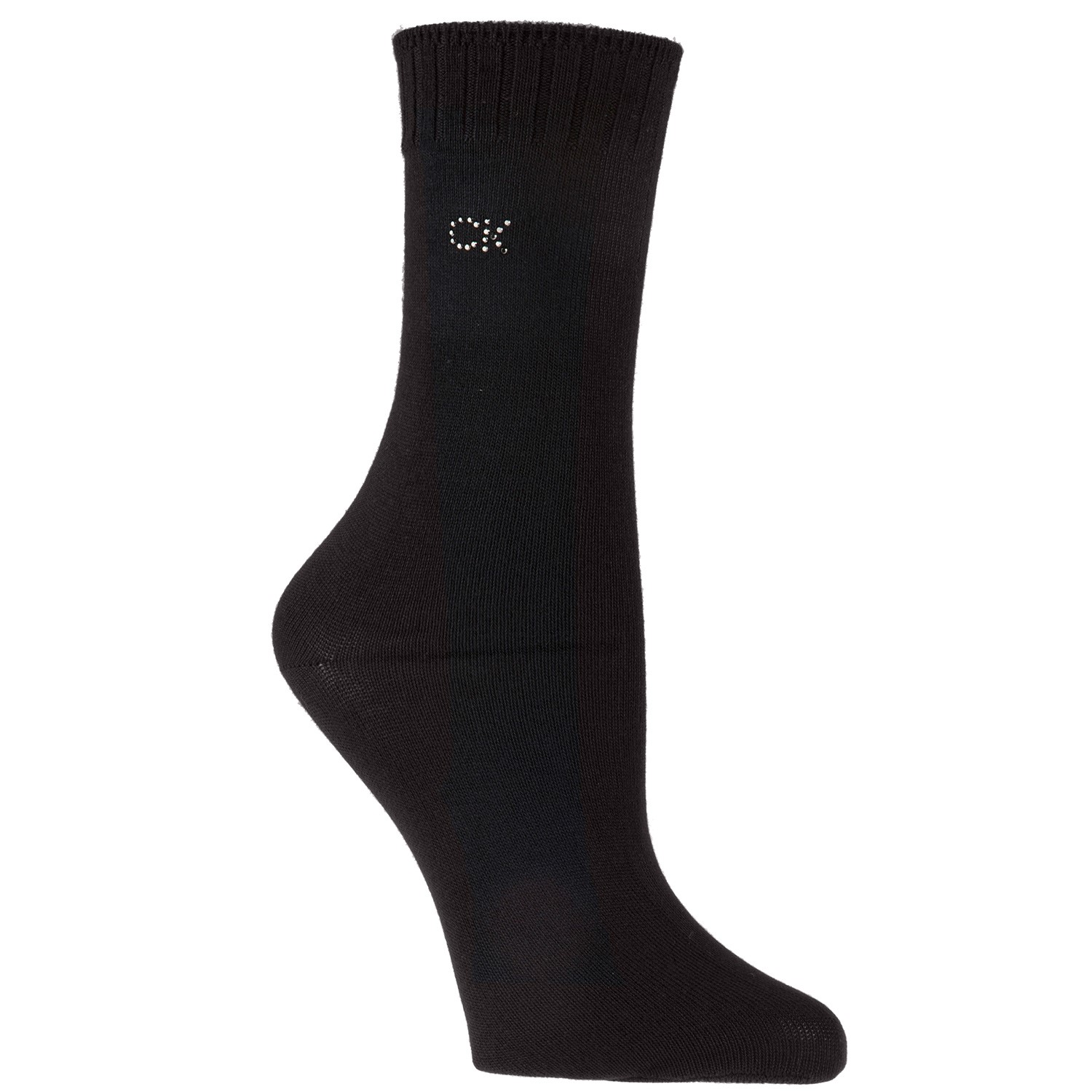 Calvin Klein Alexis Crystal Logo Crew Socks - Everyday socks - Socks ...