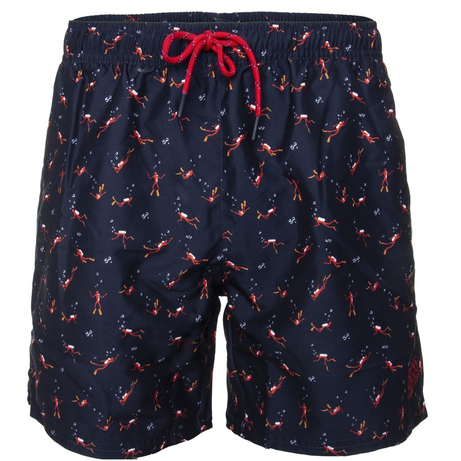 BOSS Piranha Swim Shorts Bla Monstrad