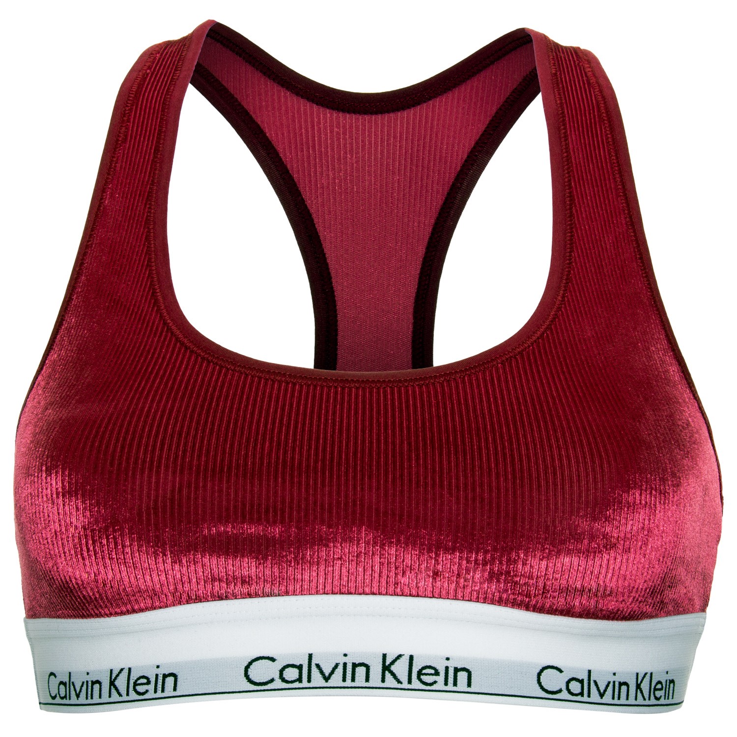 Calvin Klein Modern Cotton Velvet Rib Bralette - Top - Bras - Underwear -  Timarco.co.uk