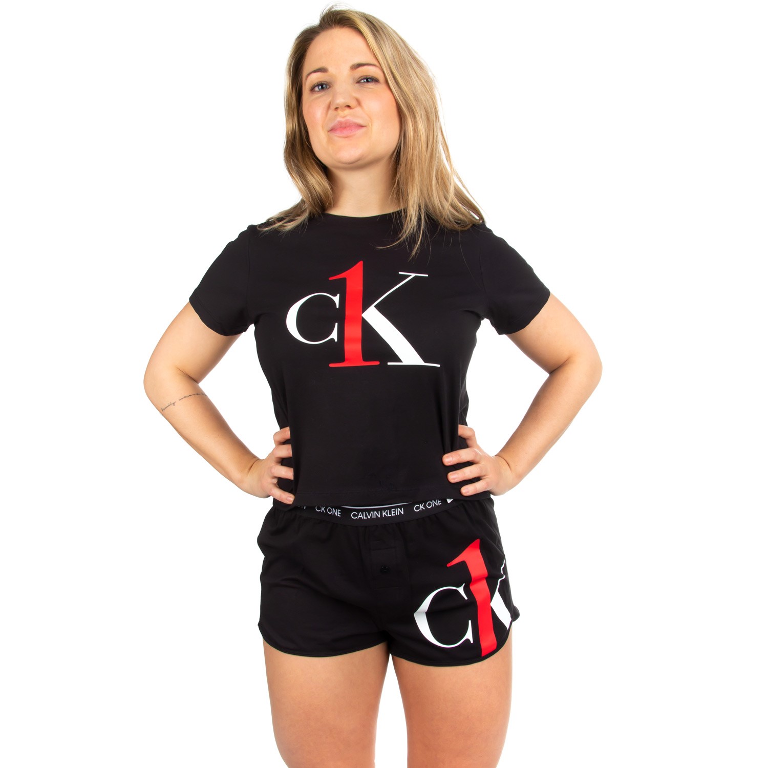 Calvin Klein One Cotton Short Set - Pyjama - Nightwear - Underwear -  